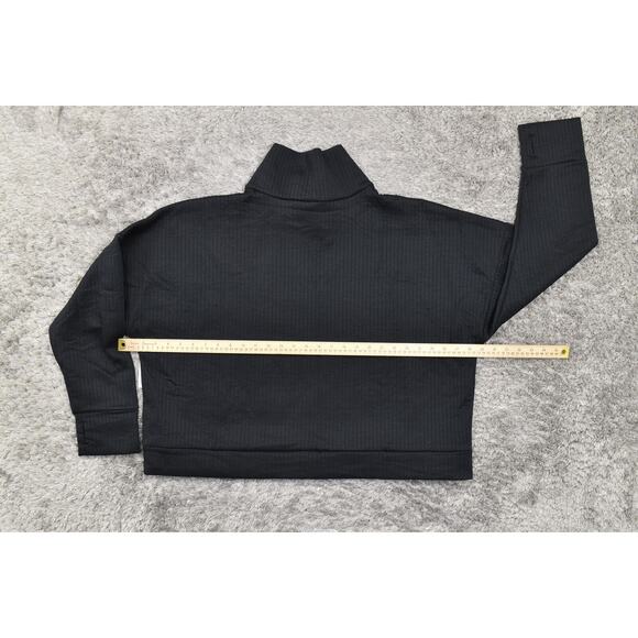 Gap Women's Plus Size XXL Black Pullover Sweater Polyester High Neck Solid - Picture 4 of 9